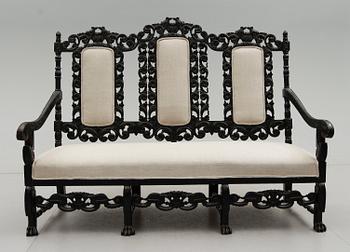 SOFFA, barockstil, 1800-talets andra hälft.