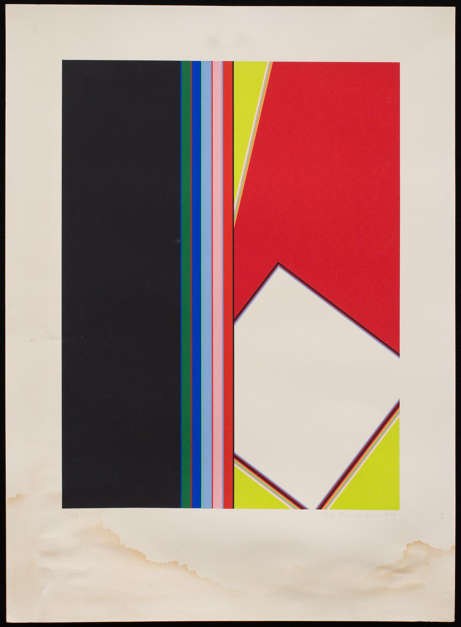 PETER FREUDENTHAL, färglitografier, 2 st, signerade, daterade 1979 och numrerade 1/58.