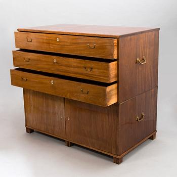 CHEST OF DRAWERS/CABINET, Gottlieb Iwersson (master in Stockholm 1778-1813). Late Gustavian 1806.