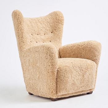 Otto Schulz, A Swedish Modern easy chair, Boet, Gothenburg 1940s.