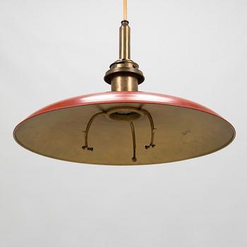 Poul Henningsen, taklampa PH-4/4 "Pulley pendant" för Louis Poulsen, tillverkad  1926-1928.