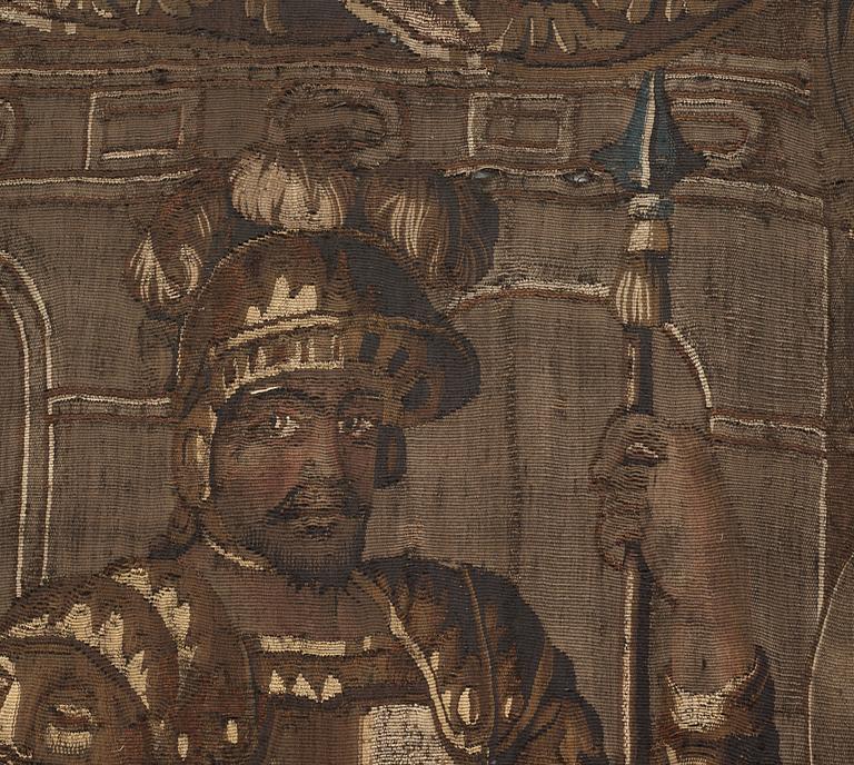 TAPESTRY, tapestry weave. 292 x 406 cm. Flanders 17th century.