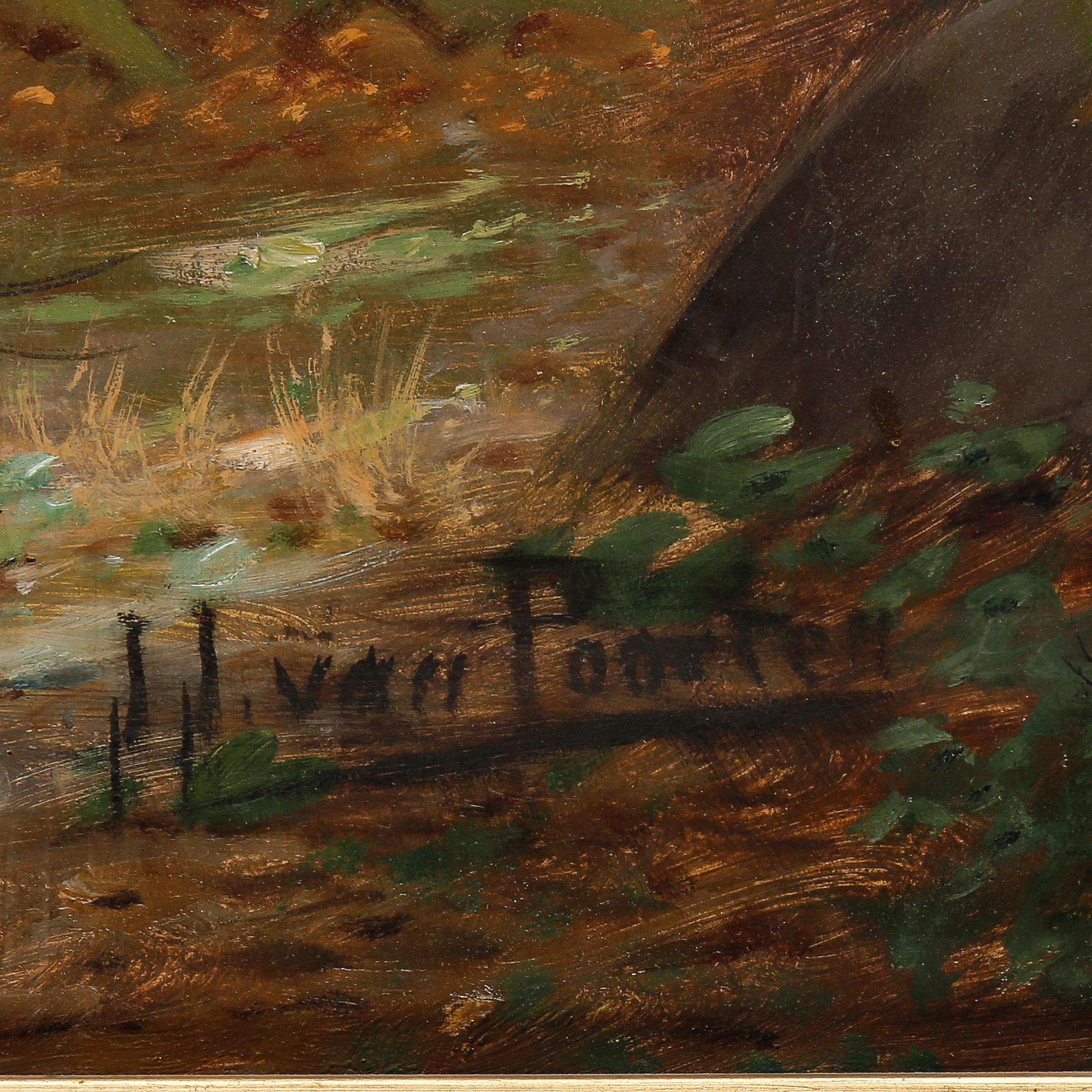 JACOBUS JOHANNES VAN POORTEN, olja på duk, signerad.