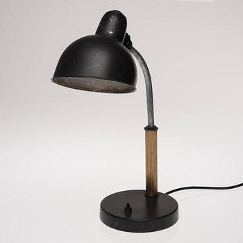 BORDSLAMPA, Kaiser idell original, Tyskland, design Christian Dell, 1930-tal.