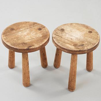 AXEL EINAR HJORTH, pallar, ett par, Nordiska Kompaniet 1930-tal.