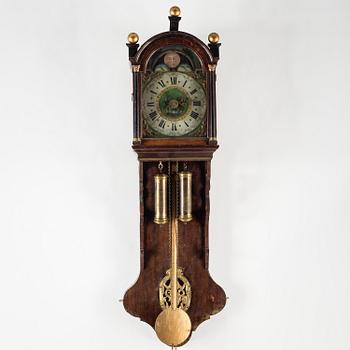 VÄGGUR, troligen Holland, 1800-tal.