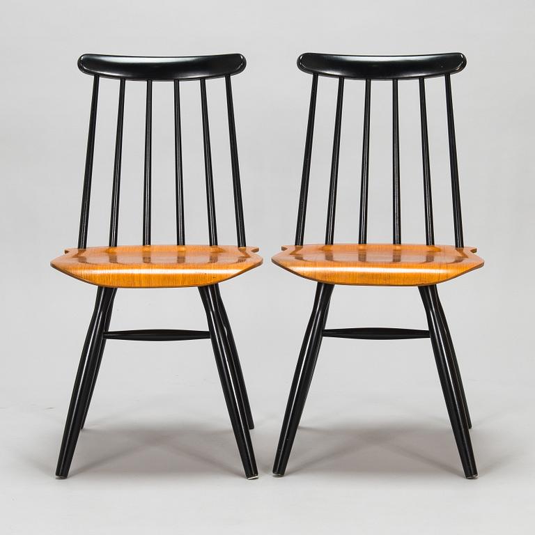 Ilmari Tapiovaara, four mid-20th century 'Pelimanni' chairs for Asko.