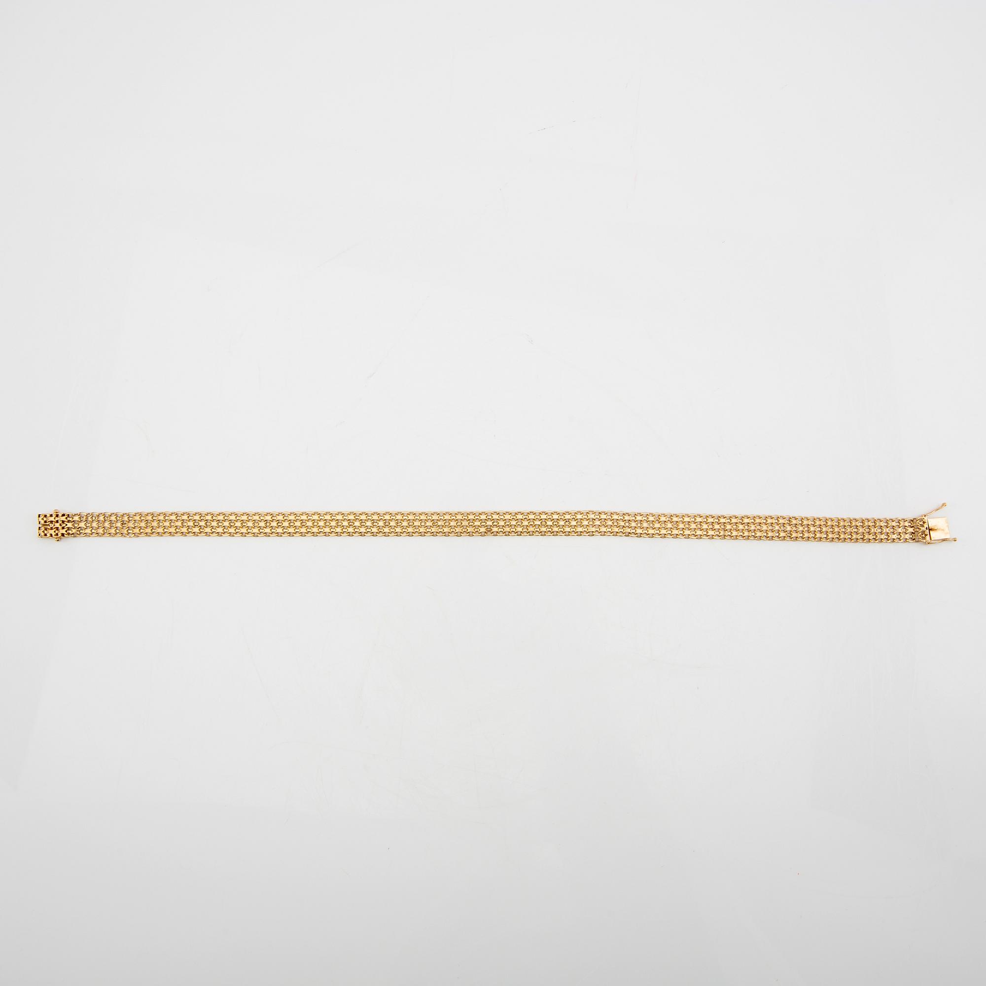 Necklace X-link 18K gold.