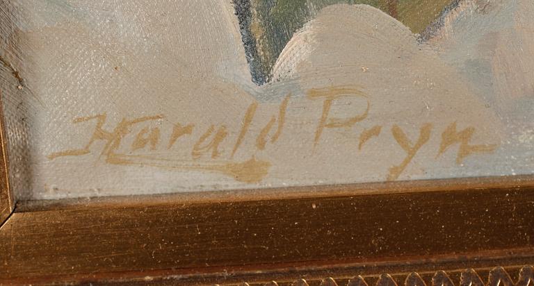 HARALD PRYN, olja på duk, signerad.