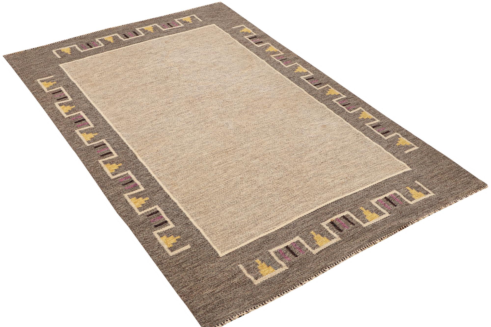 Matta, Röllakan, 1950-tal, ca. 243 x 162 cm.