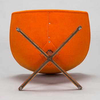 Carl Gustaf Hiort af Ornäs, A 1960's "Mandarine" easy chair for Puunveisto Oy - Wood work Ltd.