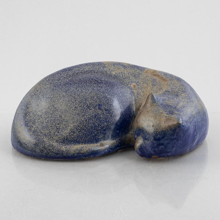 Ulla Kraitz, two stoneware sculptures, own studio, Fogdarp.