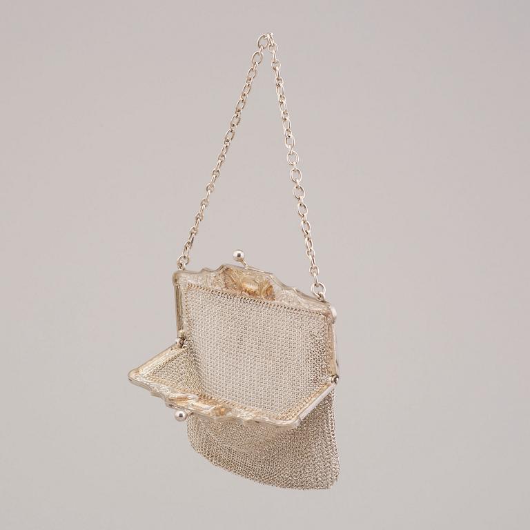 AFTONVÄSKA, silver, Vaguer, Paris, 1800-talets andra hälft.