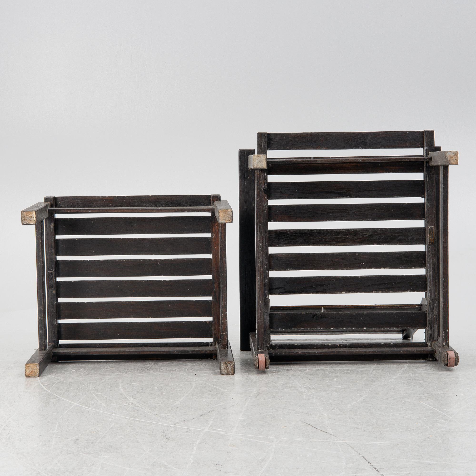 Elsa Stackelberg, garden furniture group, 8 pieces, Fri form AB, Edsbruk.