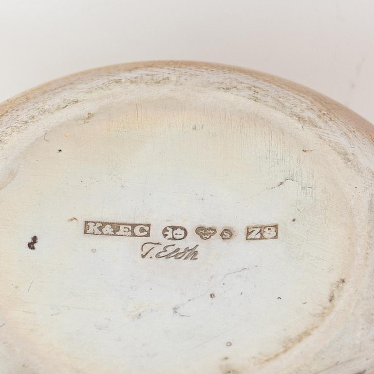 Tore Eldh,  tumlare, 12 st, silver, Carlson K & E Göteborg, 1950.