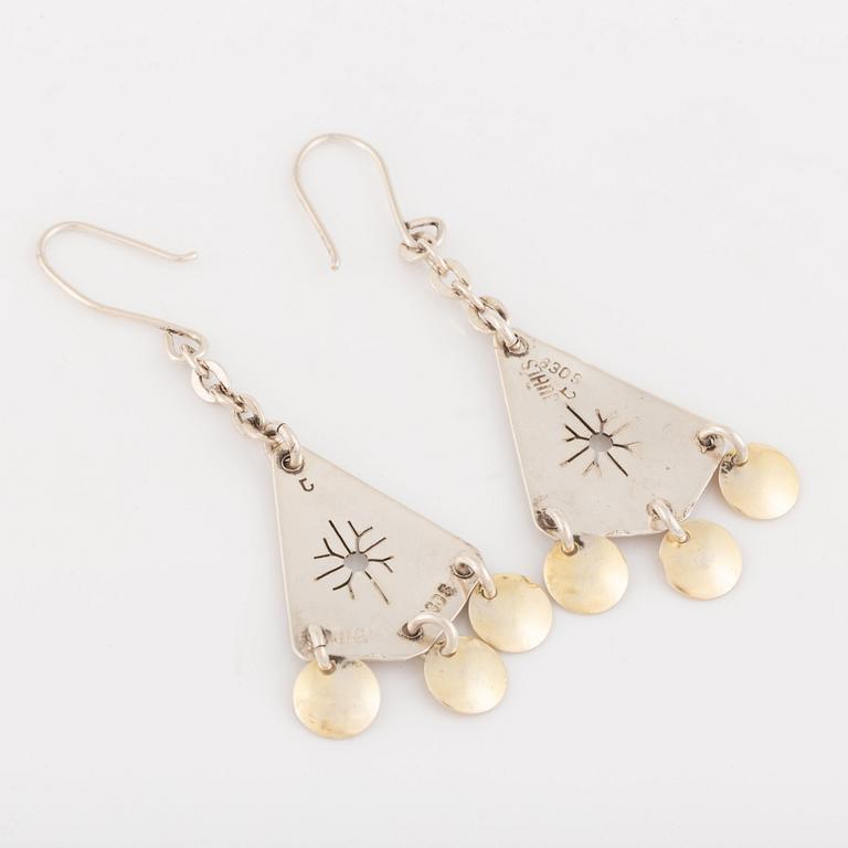 Juhls, earrings, silver, Norway.