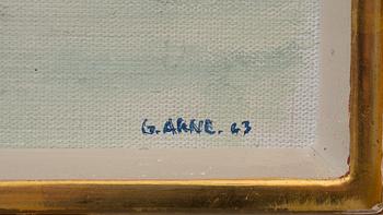 GUSTAV ARNE, olja på duk, signerad och daterad 63.