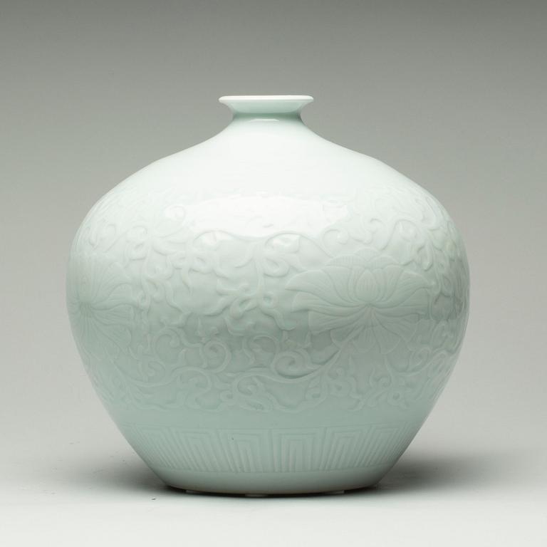 URNA, porslin, Kina, 1900/2000-tal.