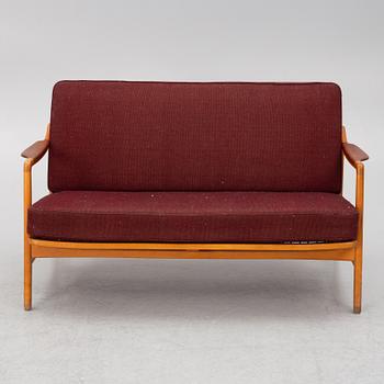 Tove & Edvard Kindt Larsen, a model 117 sofa, France & Daverkosen, Denmark, designed in 1956.