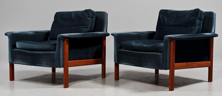 FÅTÖLJER, ett par, Dux, 1900-talets andra hälft.