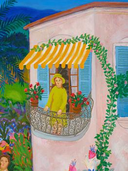 Lennart Jirlow, On the balcony, Provence.