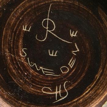 CARL-HARRY STÅLHANE, 3 stoneware pieces, Rörstrand.