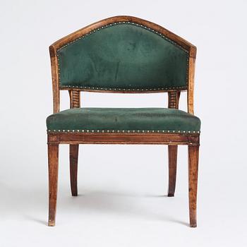 Karmstol, 1700-talets slut, Sengustaviansk.