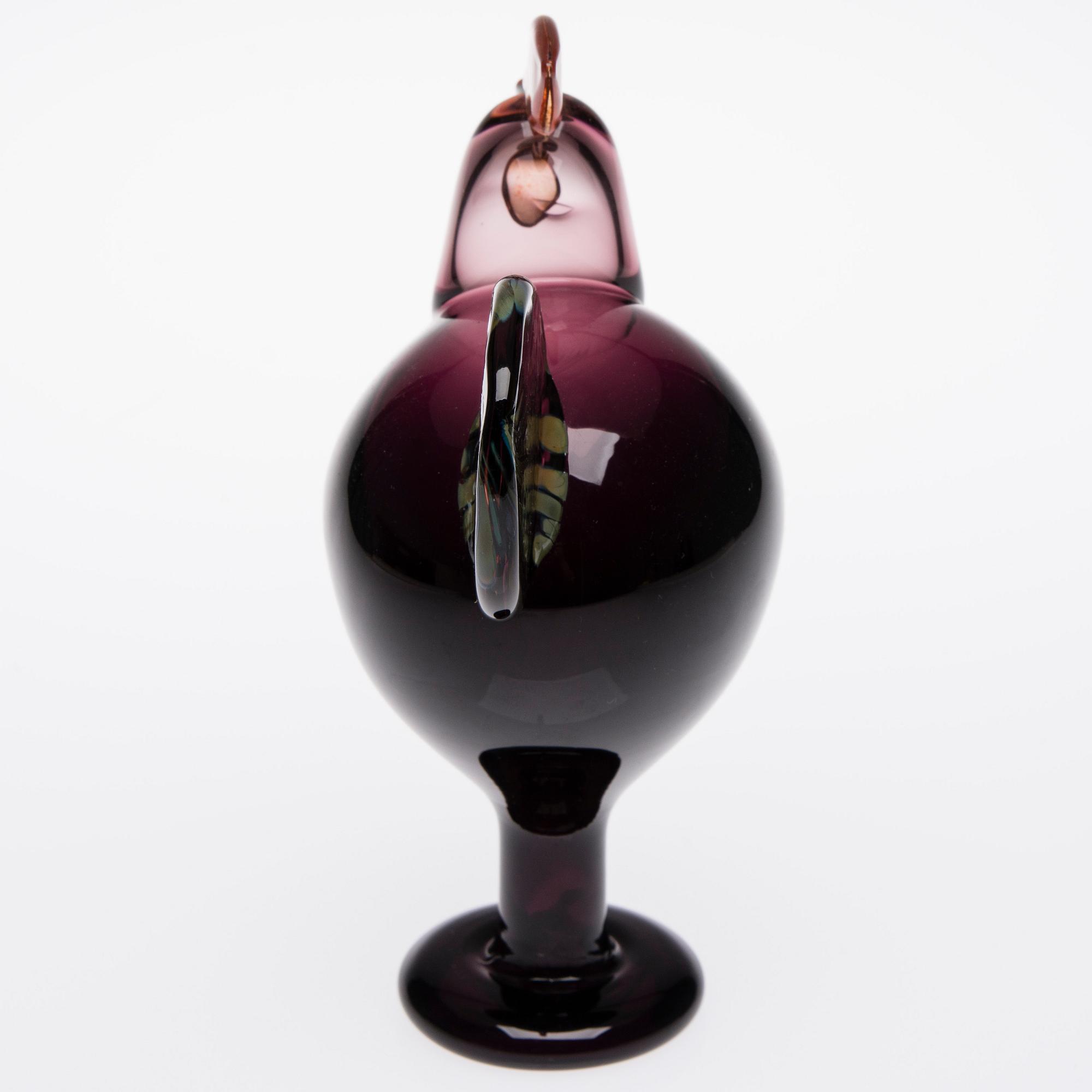 FIGURIN, glas, signerad O. Toikka Nuutajärvi, 1998.