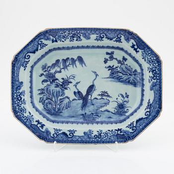 A blue and white tureen stand, Qing dynasty, Qianlong (1736-95).