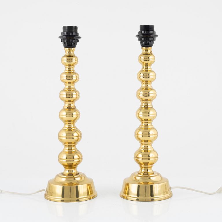 A pair of table lights from Enco, end of the 20th Century.