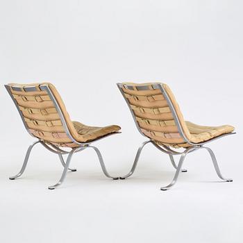 Arne Norell, a pair of "Ariet", easy chairs for Norell Möbel AB 1960-1970's.