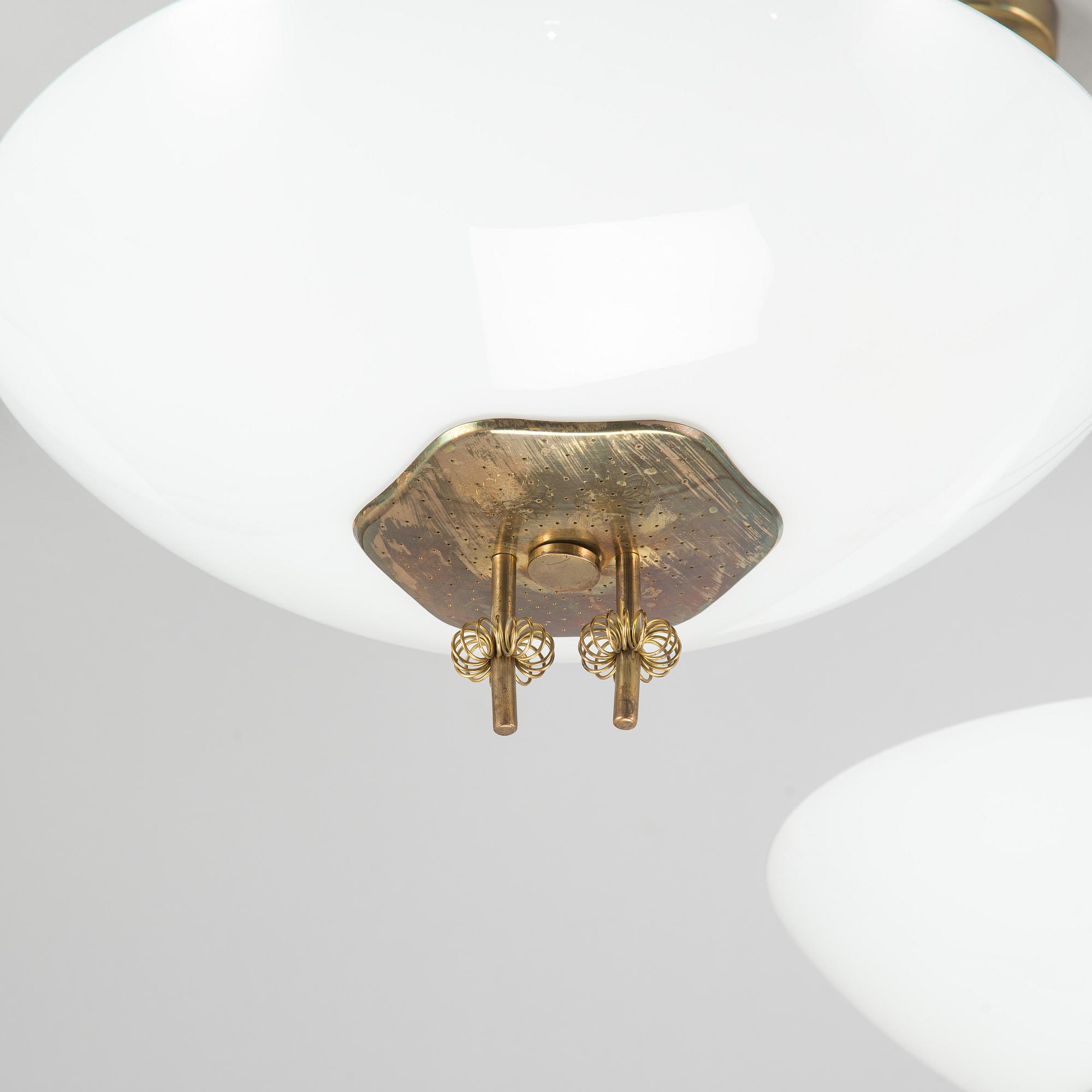 Paavo Tynell, Chandelier, for Taito. Made to order 1950.