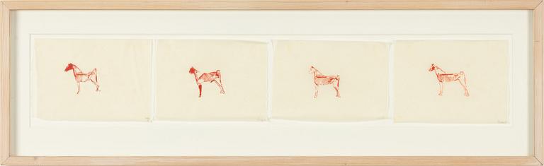 Ulf Rollof, "Utan titel (Röda hästar)".