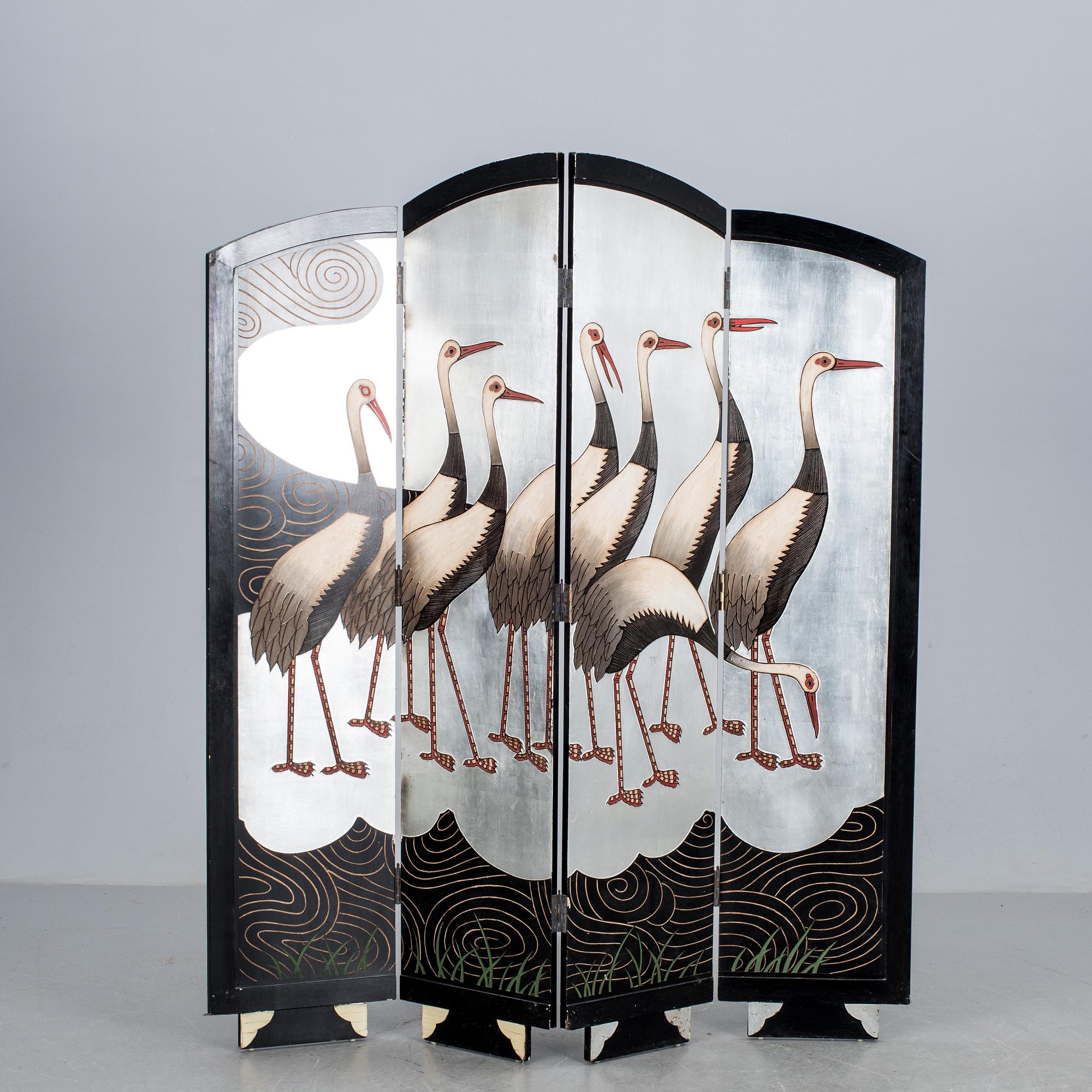 VIKVÄGG/SKÄRM, art deco, 1900-talets första hälft.