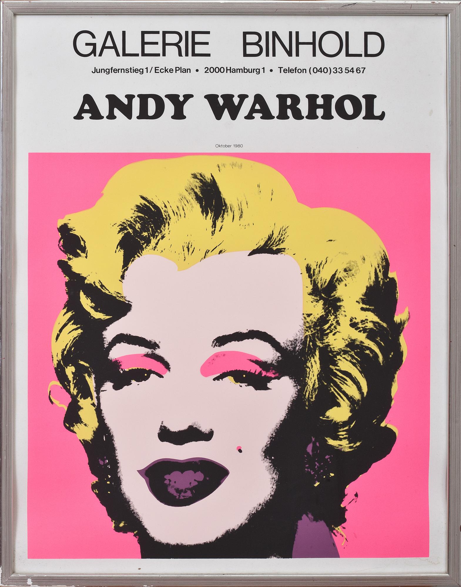 ANDY WARHOL, efter, affisch.