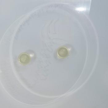 Lena Bergström, skål, glas, "Planets", unik, Orrefors 2005.