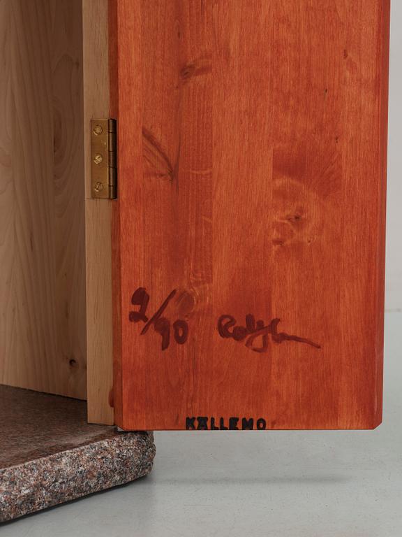A Rolf Hanson red painted cabinet, "Pelare" (pillar), Källemo, Sweden.
