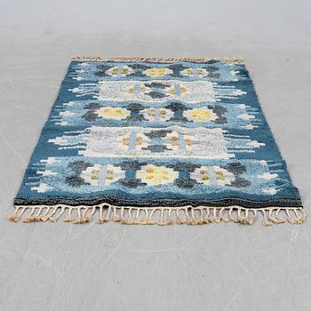 Ingegerd Silow, Rug, röllakan, "Torekov", 140 x 200 cm.