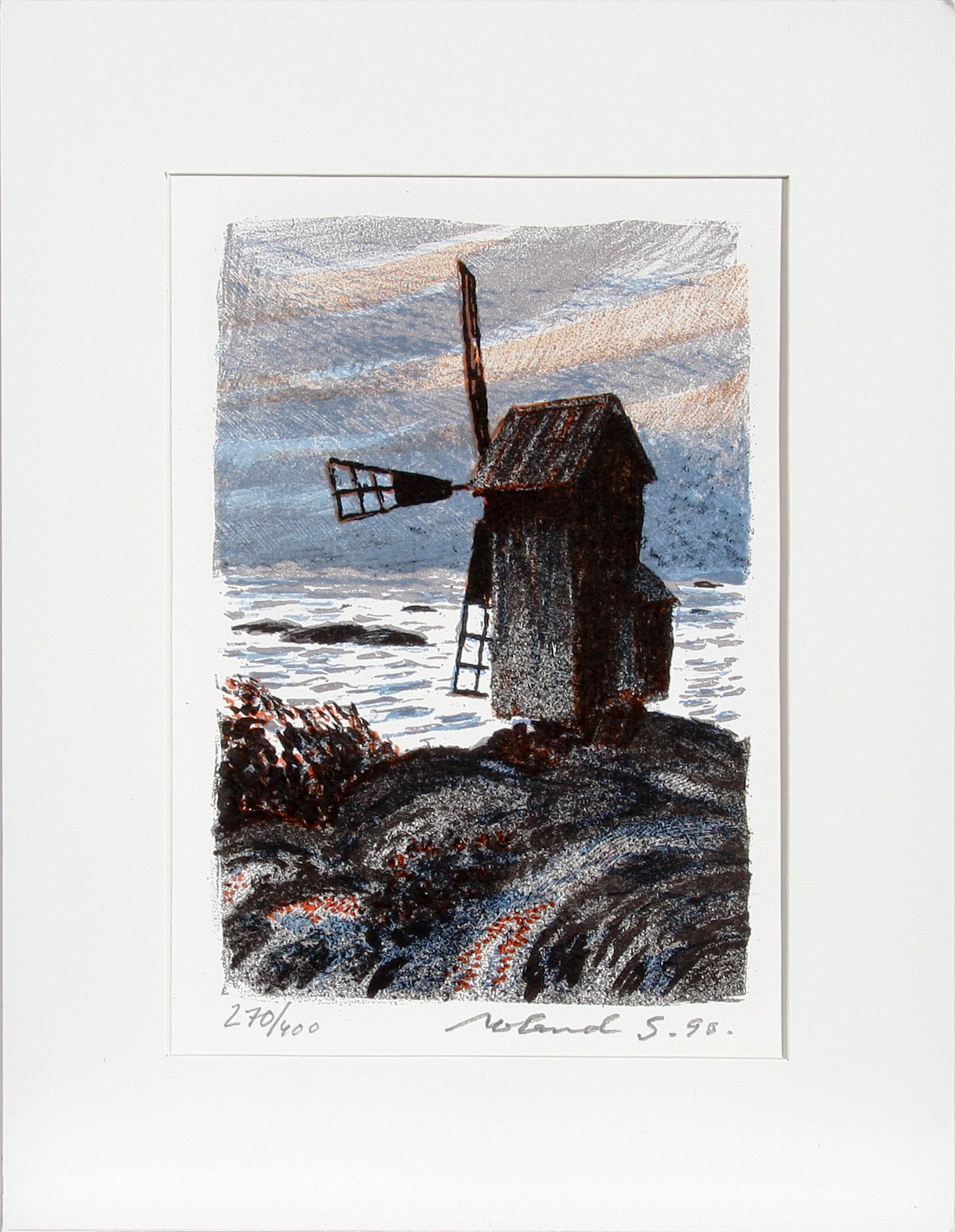 ROLAND SVENSSON, färglitografier, 4 st, sign, dat 90 o numr 270/400.