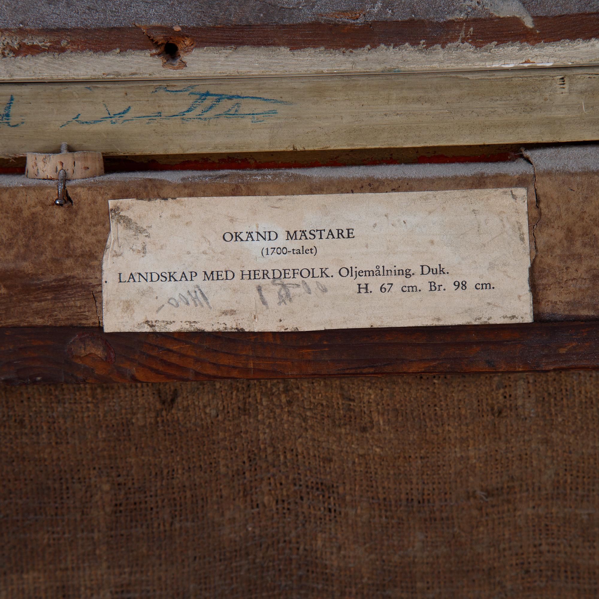 Unknown artist, 18th Century, oil on canvas.