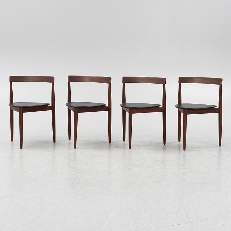 Hans Olsen, four 'Roundette' chairs, Frem Røjle, Denmark, 1950's/60's.