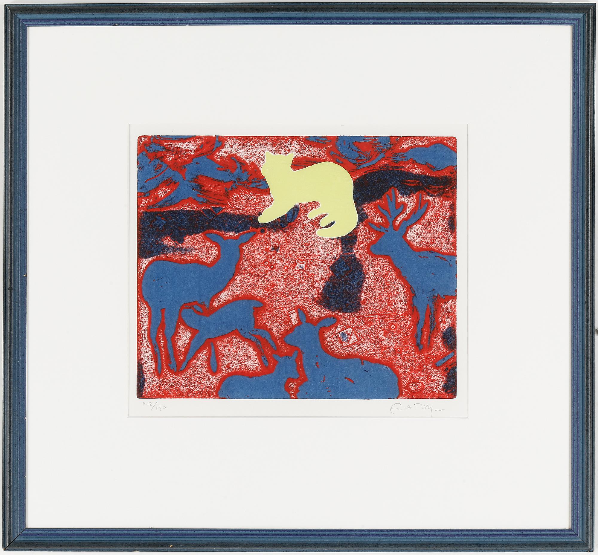 ERNST BILLGREN, färglitografi, signerad  och numrerad 142/150.