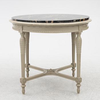 Salongsmöbel, 6 delar, gustaviansk stil, 1900-tal.