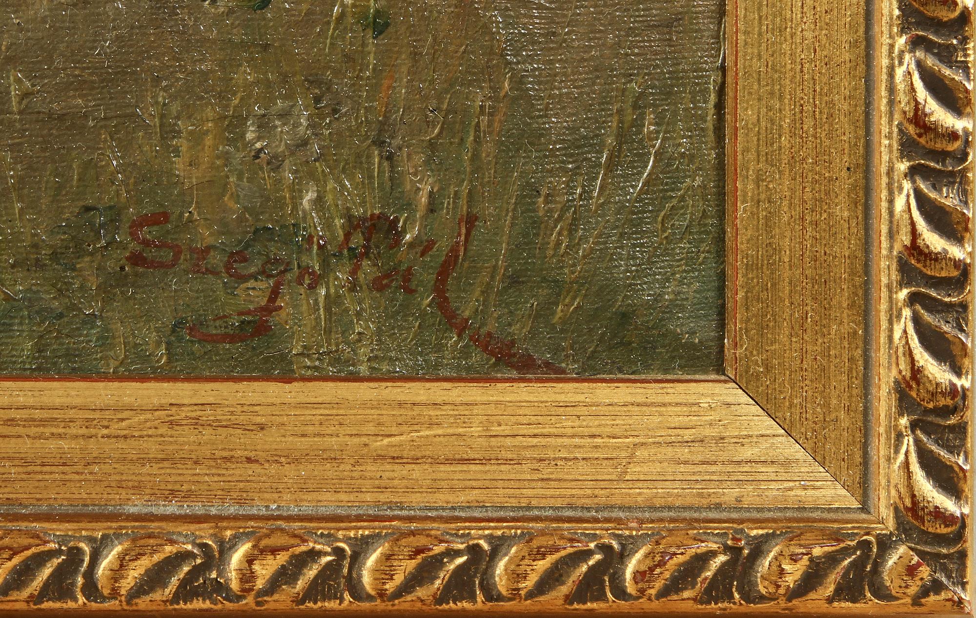 OKÄND KONSTNÄR, oljor på duk, ett par, sign
Szegö Tál.