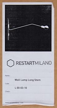 A WALL LAMP, "long stem" Restart Milano.