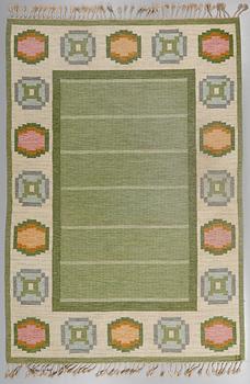 Matta, rölakan, Ingegerd Silow, 277 x 195 cm, monogramsignerad, 1900-talets andra hälft.