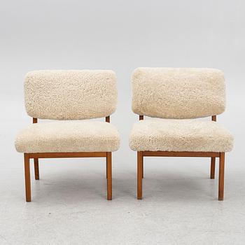 A pair of easy chairs, second half of the 20th Century.