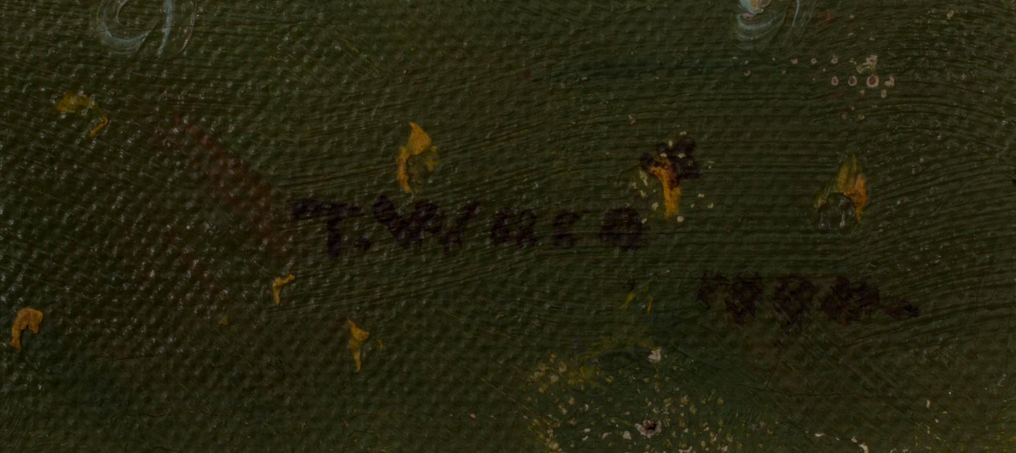 TORSTEN WASASTJERNA, olja på duk, signerad och daterad 1890.
