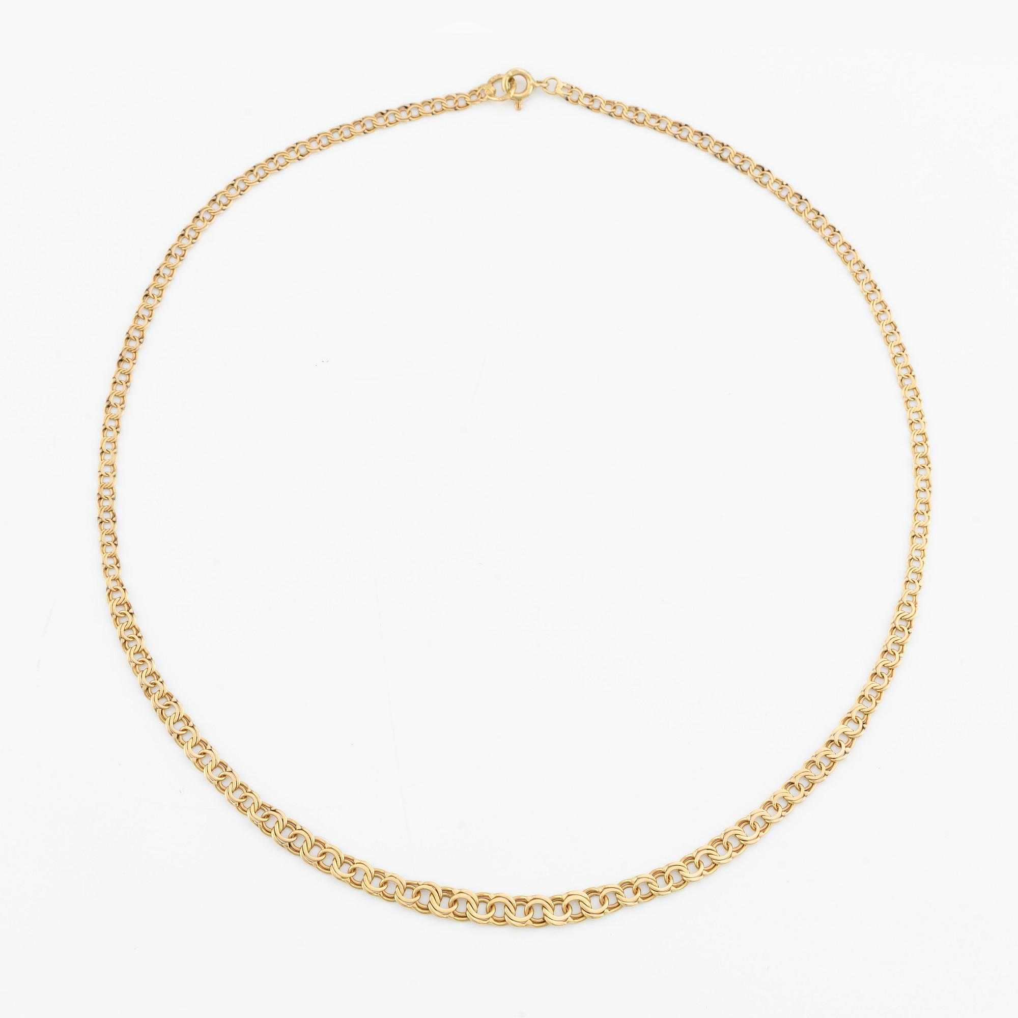 Collier 18K guld, Bismarck.
