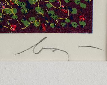 ENRICO BAJ, blandteknik, signerad, numrerad 34/250.